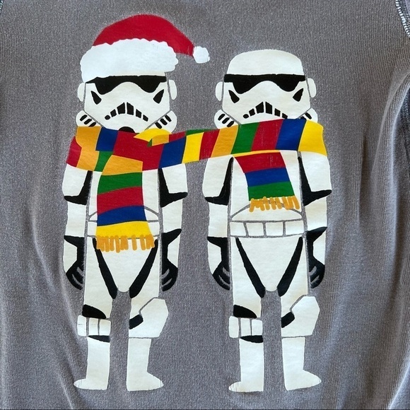 Hanna Andersson Star Wars Storm Trooper Pajama Set Size 8 Christmas Holiday - Picture 4 of 7